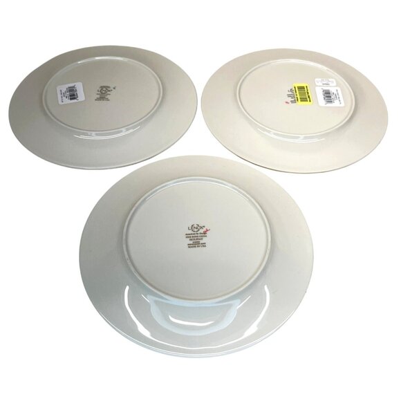 3 Lenox Dimension Holiday Holly & Berries Salad Plates 8 1/8" - Picture 7 of 7